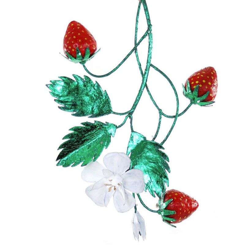 STRAWBERRY FIELDS ORNAMENT BY CODY FOSTER Cody Foster Co. Christmas Ornament STRAWBERRY FIELDS ORNAMENT BY CODY FOSTER Bonjour Fete - Party Supplies