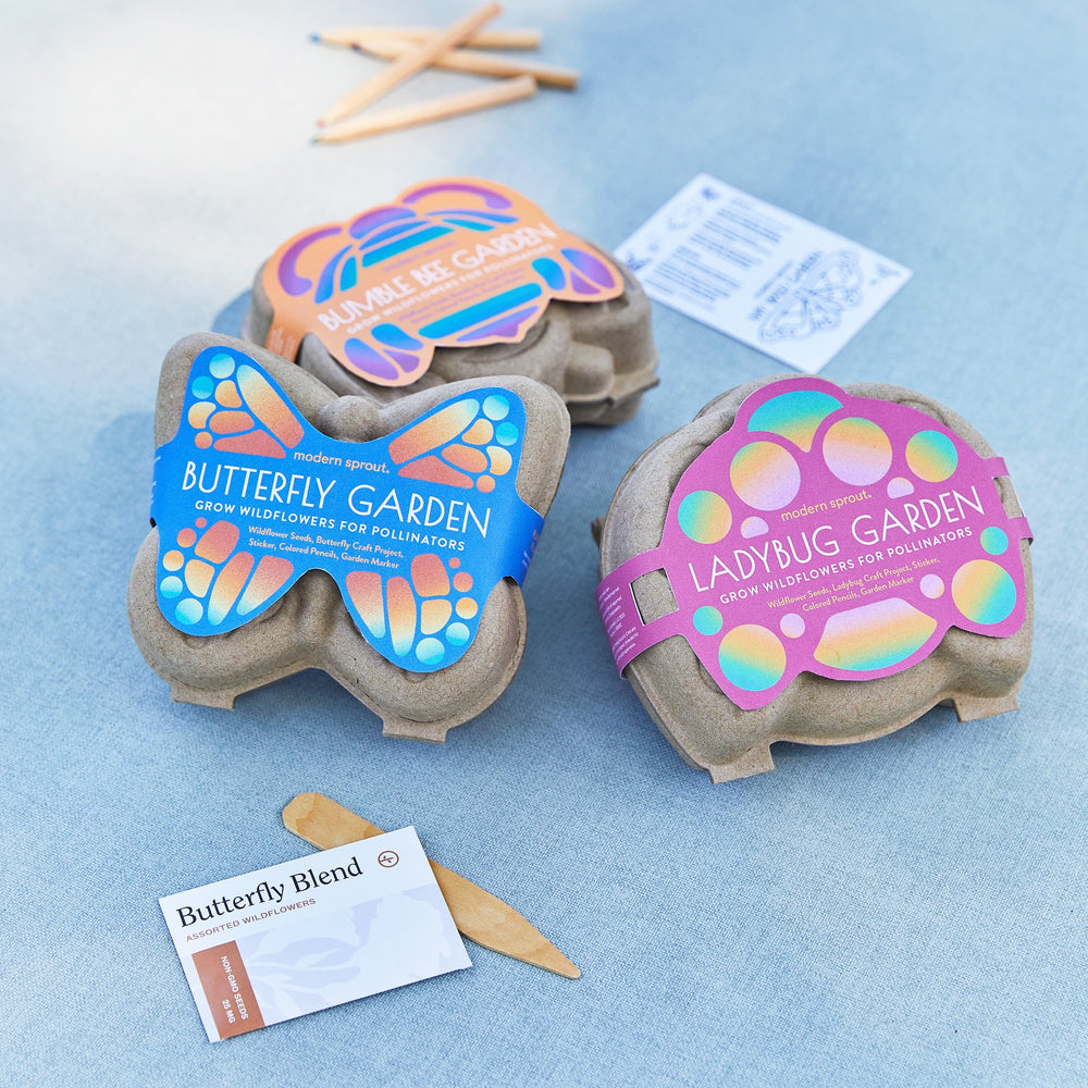 Curious Critters Garden Kits Modern Sprout Playful Planting Curious Critters Garden Kits Bonjour Fete - Party Supplies