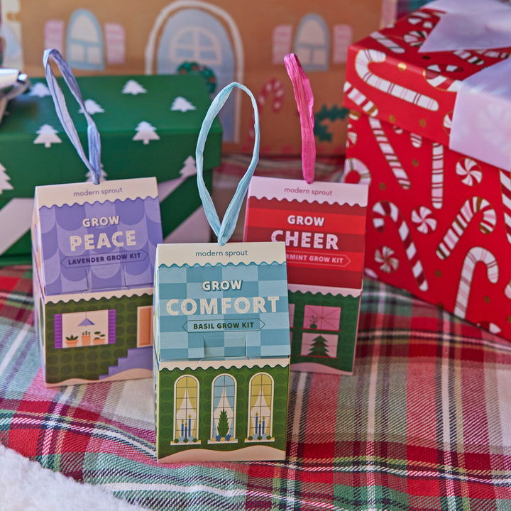 Home Grown Ornaments Modern Sprout Playful Planting Home Grown Ornaments Bonjour Fete - Party Supplies