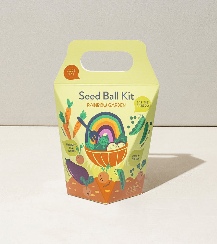 Seed Ball Kits Modern Sprout Playful Planting Rainbow Garden Seed Ball Kits Bonjour Fete - Party Supplies