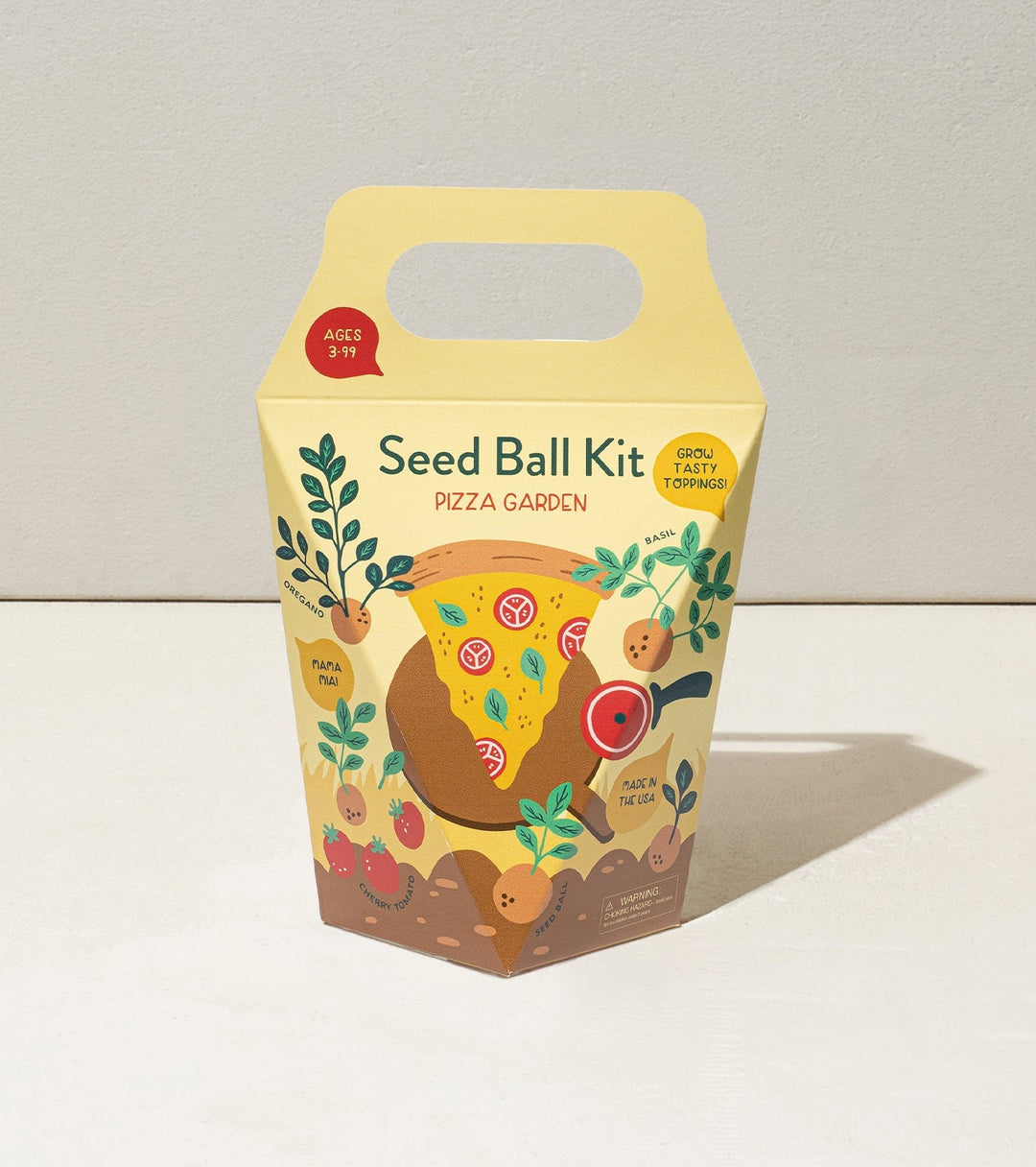 Seed Ball Kits Modern Sprout Playful Planting Pizza Garden Seed Ball Kits Bonjour Fete - Party Supplies