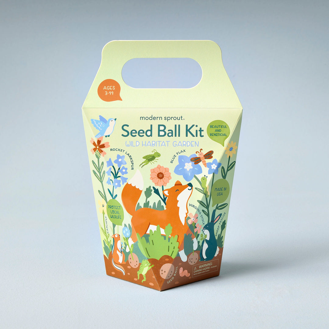 Seed Ball Kits Modern Sprout Playful Planting Wild Habitat Garden Seed Ball Kits Bonjour Fete - Party Supplies