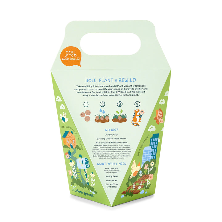 Seed Ball Kits Modern Sprout Playful Planting Seed Ball Kits Bonjour Fete - Party Supplies