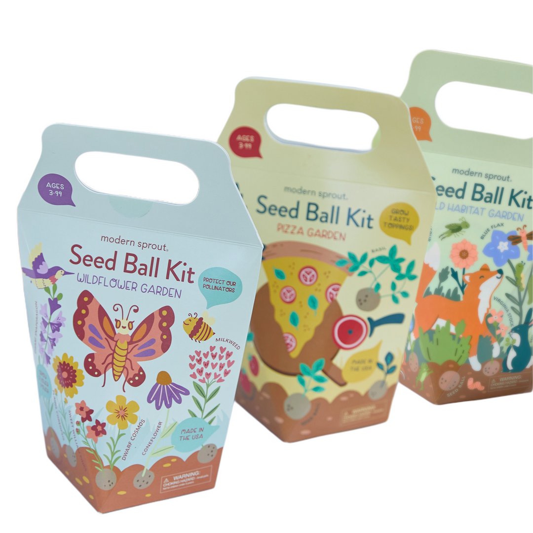 SEED BALL KIT Modern Sprout Playful Planting SEED BALL KIT Bonjour Fete - Party Supplies