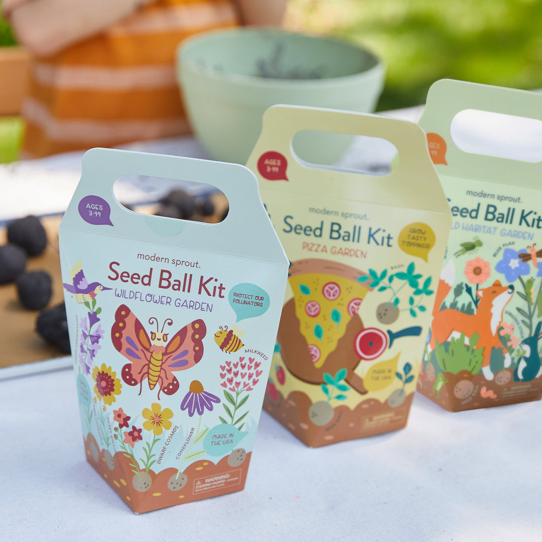 Seed Ball Kits Modern Sprout Playful Planting Seed Ball Kits Bonjour Fete - Party Supplies