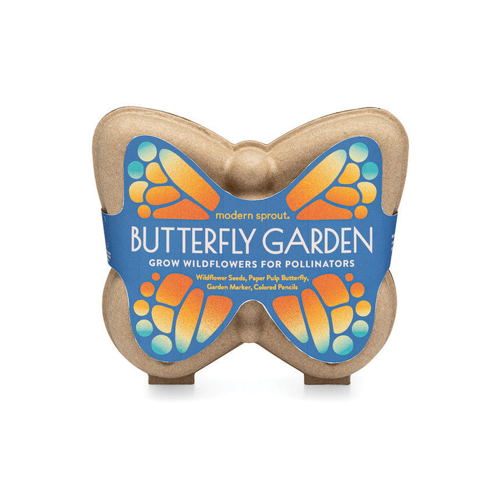 Curious Critters Garden Kits Modern Sprout Playful Planting Butterfly 1pk Curious Critters Garden Kits Bonjour Fete - Party Supplies