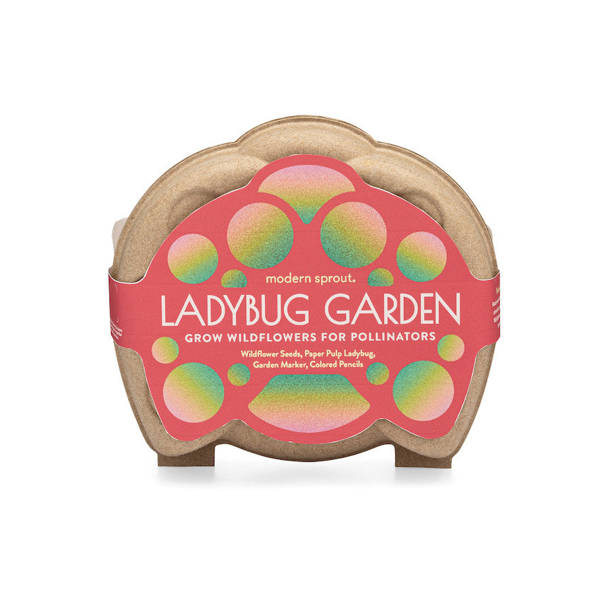 Curious Critters Garden Kits Modern Sprout Playful Planting Ladybug 1pk Curious Critters Garden Kits Bonjour Fete - Party Supplies