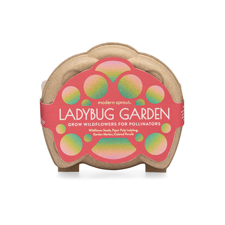 Curious Critters Garden Kits Modern Sprout Playful Planting Ladybug 1pk Curious Critters Garden Kits Bonjour Fete - Party Supplies