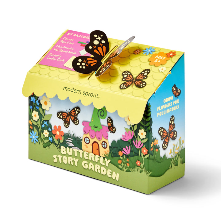 Magical Minds Garden Kits Modern Sprout Playful Planting Butterfly Story Garden 1pk Magical Minds Garden Kits Bonjour Fete - Party Supplies