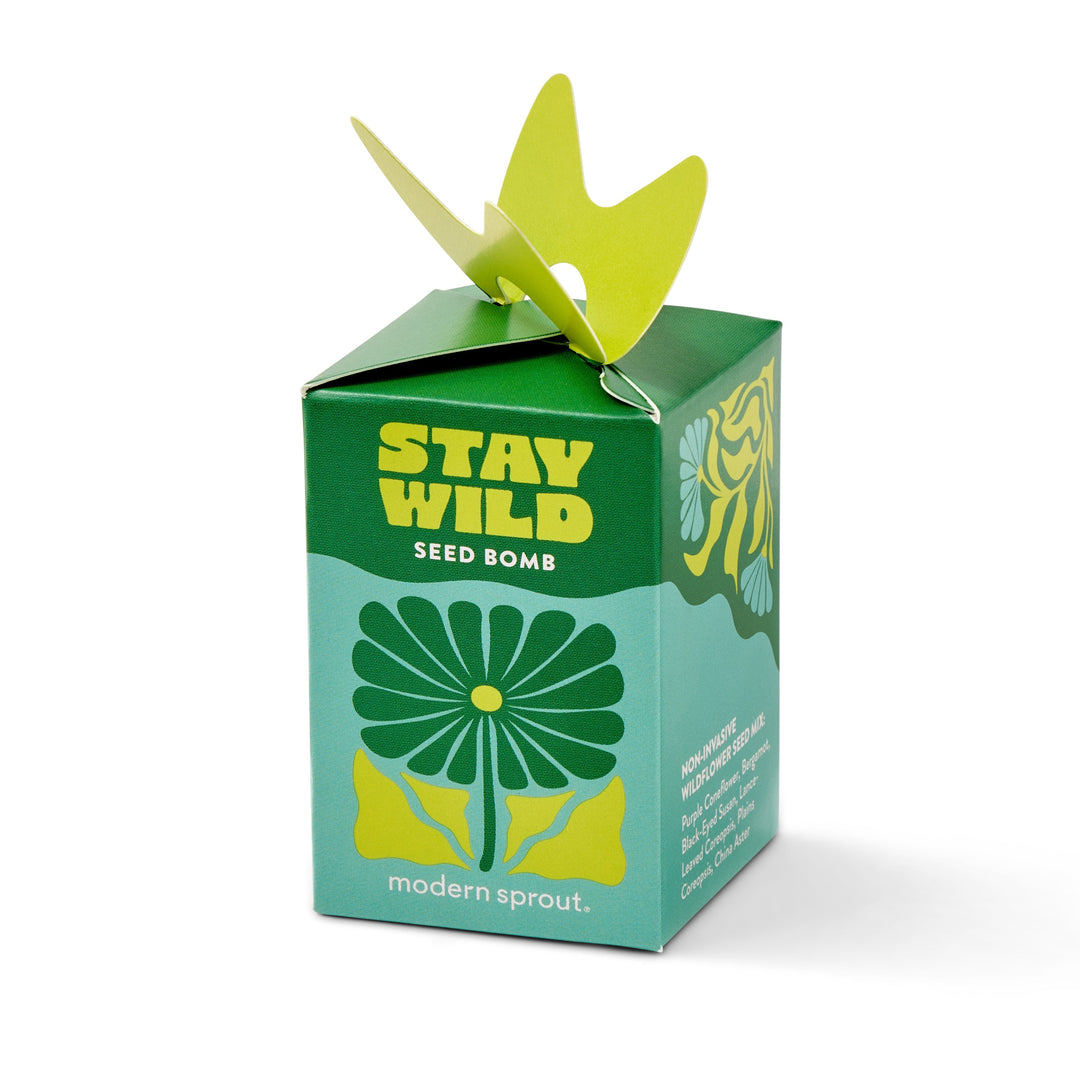 Seed Bombs Modern Sprout Playful Planting Stay Wild Seed Bombs Bonjour Fete - Party Supplies