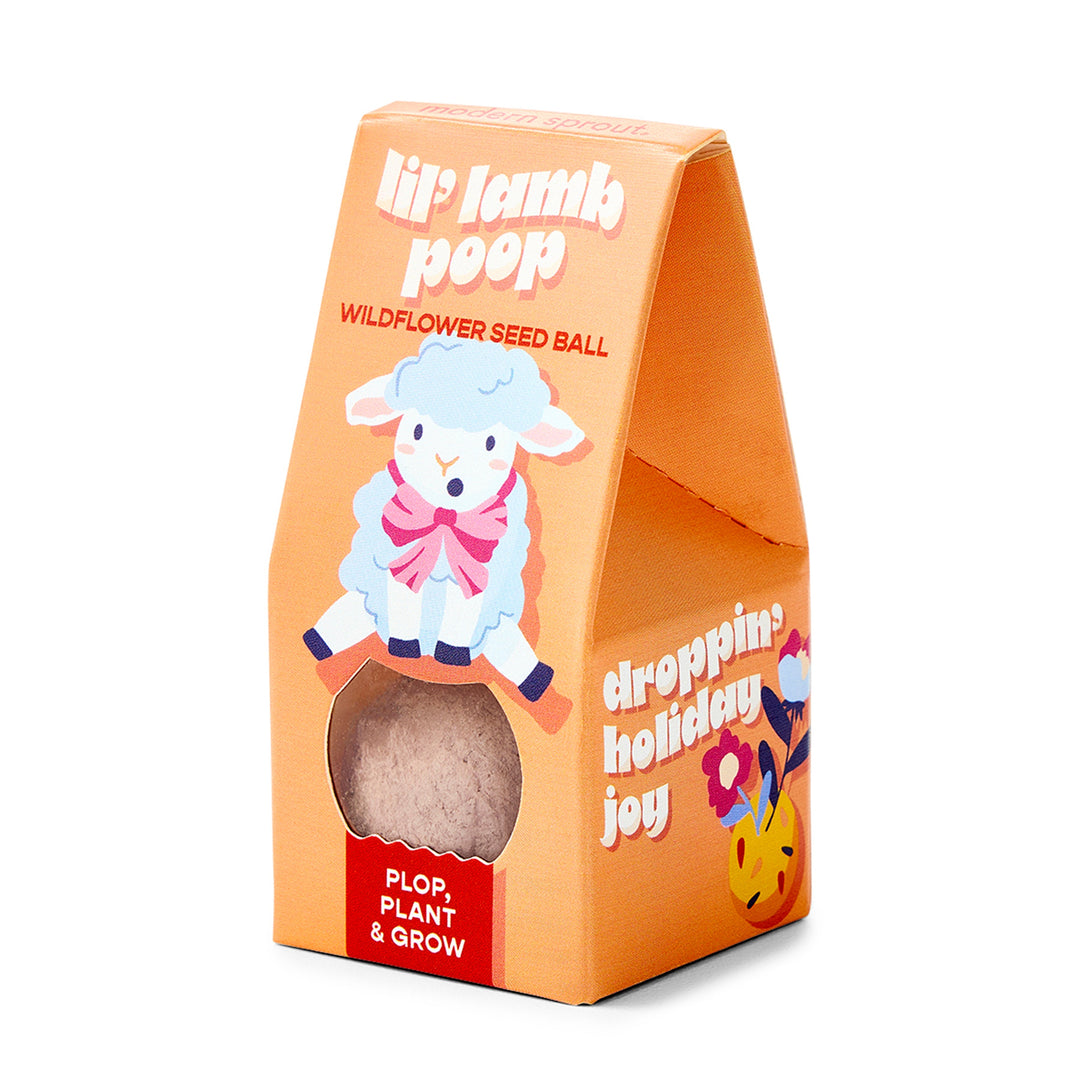 Easter Plops Modern Sprout Playful Planting Lil' Lamb 1pk Easter Plops Bonjour Fete - Party Supplies