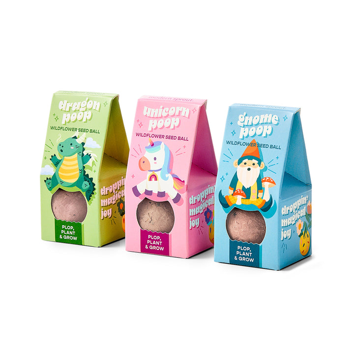Magical Plops Modern Sprout Playful Planting Mixed 3pk Magical Plops Bonjour Fete - Party Supplies