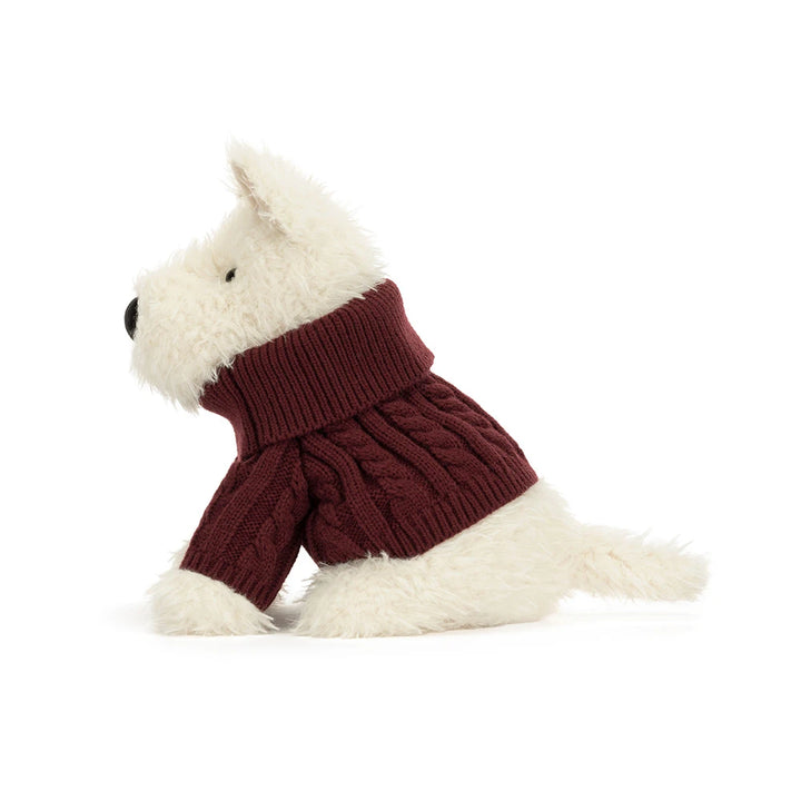 Munro Scottie Dog Winter Jumper Outfit by Jellycat