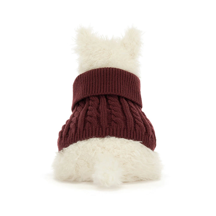 Munro Scottie Dog Winter Jumper Outfit by Jellycat