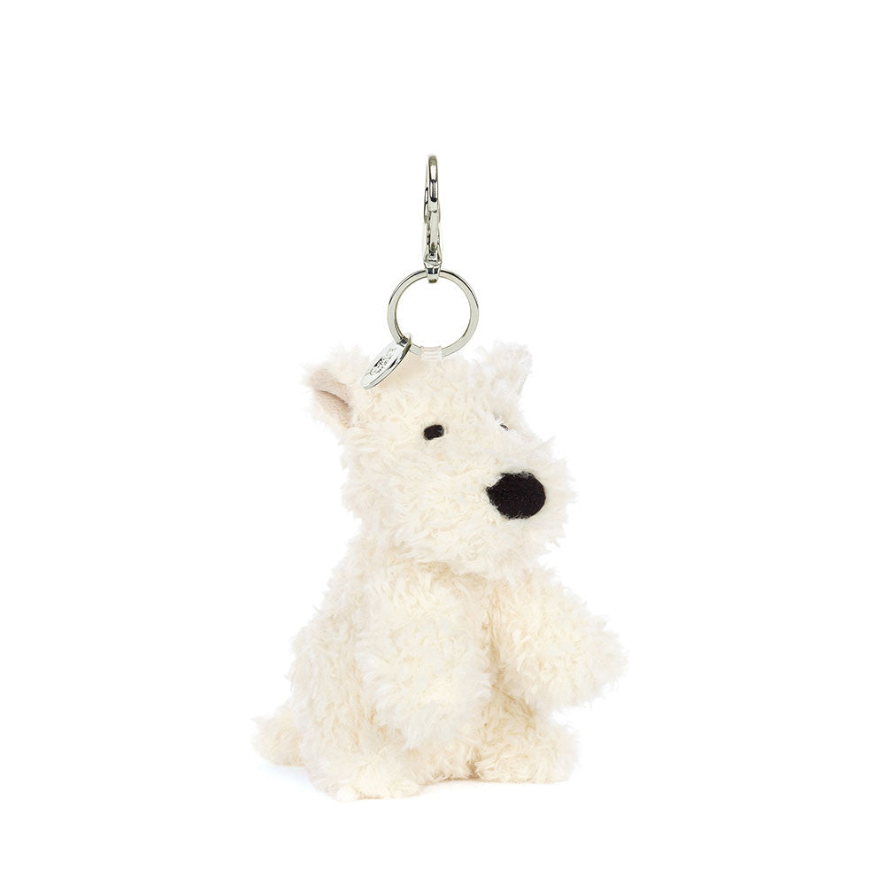 MUNRO SCOTTIE DOG BAG CHARM BY JELLYCAT Jellycat Dolls & Stuffed Animals MUNRO SCOTTIE DOG BAG CHARM BY JELLYCAT Bonjour Fete - Party Supplies