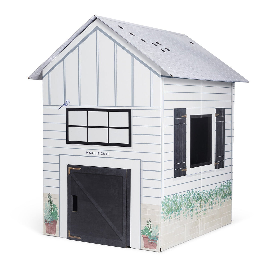 Modern Farmhouse Playhouse Make It Cute, LLC Playhouse Modern Farmhouse Playhouse Bonjour Fete - Party Supplies