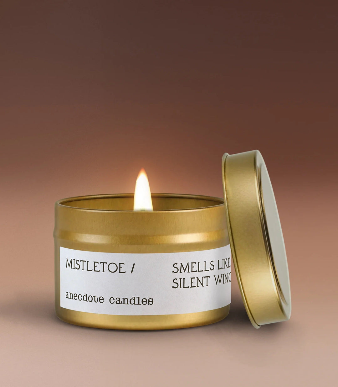 MISTLETOE CANDLE Anecdote Candles candle Travel Tin MISTLETOE CANDLE Bonjour Fete - Party Supplies