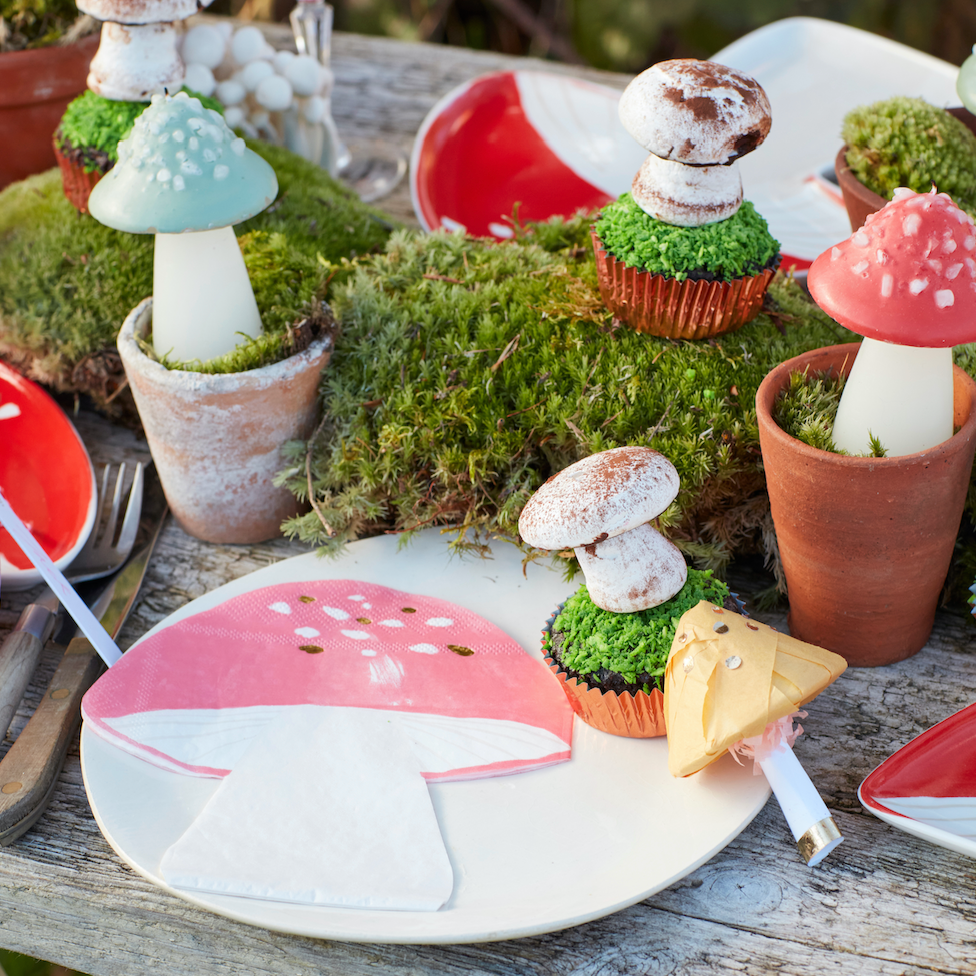 TOADSTOOL NAPKINS Meri Meri Napkins Bonjour Fete - Party Supplies