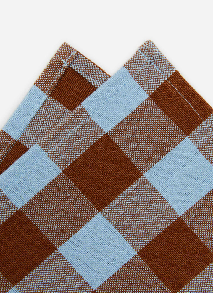 CANDY GINGHAM - Blue Napkins Heather Taylor Home simple CANDY GINGHAM - Blue Napkins Bonjour Fete - Party Supplies