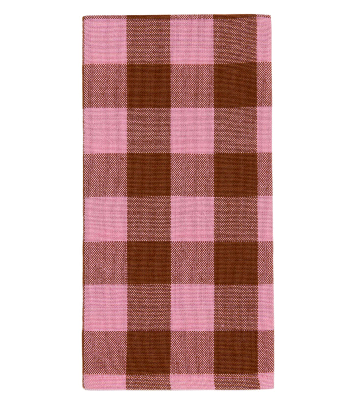 CANDY GINGHAM - Pink Napkins Heather Taylor Home simple CANDY GINGHAM - Pink Napkins Bonjour Fete - Party Supplies