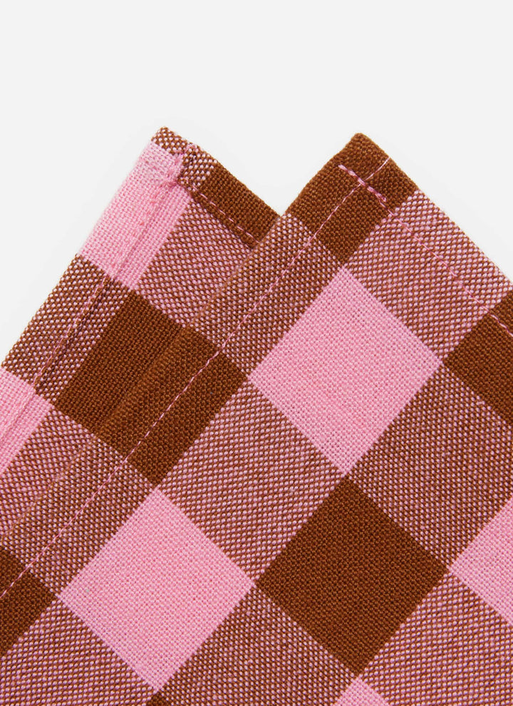 CANDY GINGHAM - Pink Napkins Heather Taylor Home simple CANDY GINGHAM - Pink Napkins Bonjour Fete - Party Supplies