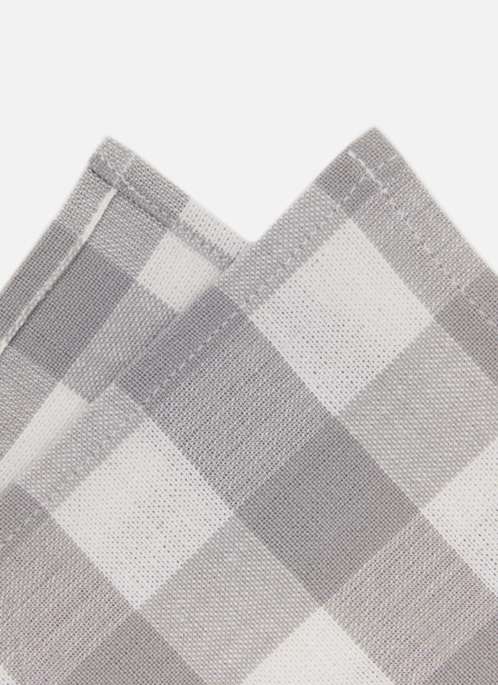 GINGHAM - Dove Napkins Heather Taylor Home simple GINGHAM - Dove Napkins Bonjour Fete - Party Supplies