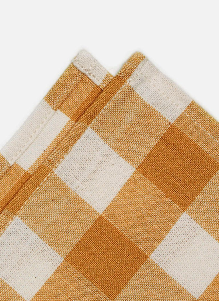 GINGHAM - Goldenrod Napkins Heather Taylor Home simple GINGHAM - Goldenrod Napkins Bonjour Fete - Party Supplies