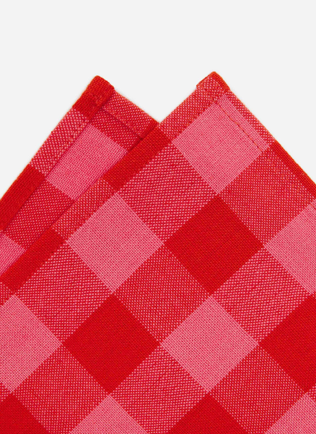GINGHAM - Guava Napkins Heather Taylor Home simple GINGHAM - Guava Napkins Bonjour Fete - Party Supplies