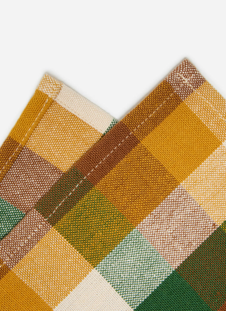 GINGHAM - Oak Napkins Heather Taylor Home simple GINGHAM - Oak Napkins Bonjour Fete - Party Supplies