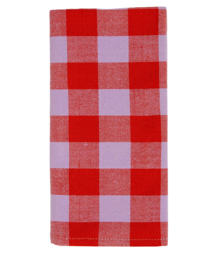GINGHAM - Poppy Napkins Heather Taylor Home simple GINGHAM - Poppy Napkins Bonjour Fete - Party Supplies