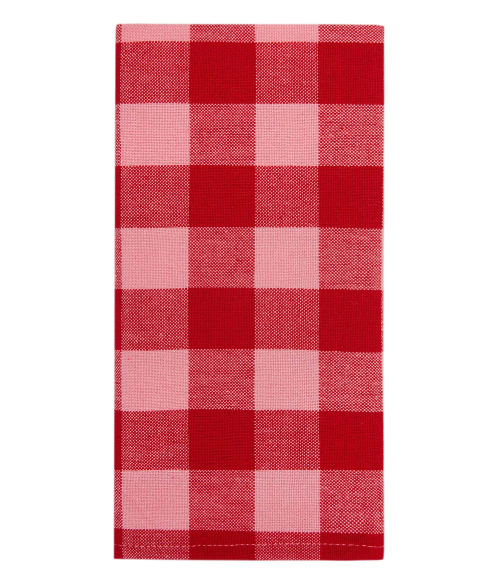 GINGHAM -  Valentine Napkins Heather Taylor Home simple GINGHAM -  Valentine Napkins Bonjour Fete - Party Supplies