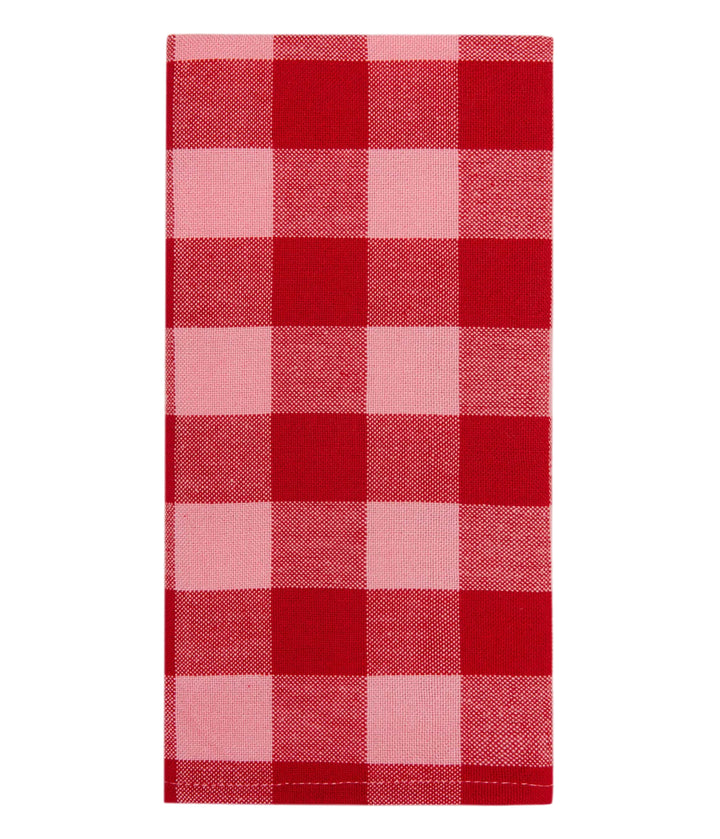 GINGHAM -  Valentine Napkins Heather Taylor Home simple GINGHAM -  Valentine Napkins Bonjour Fete - Party Supplies