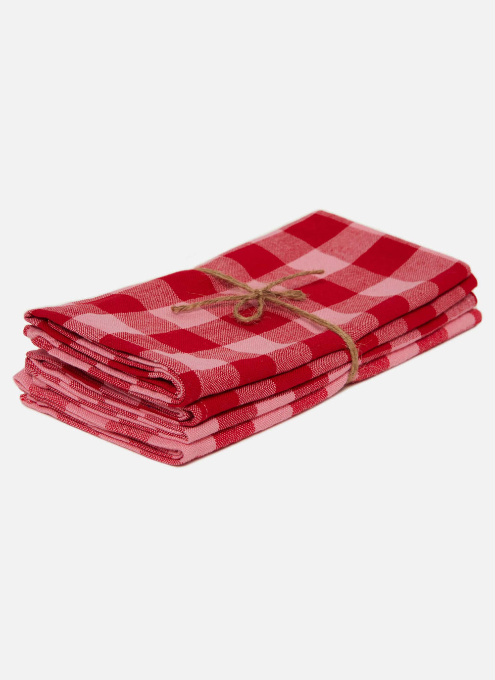GINGHAM -  Valentine Napkins Heather Taylor Home simple GINGHAM -  Valentine Napkins Bonjour Fete - Party Supplies