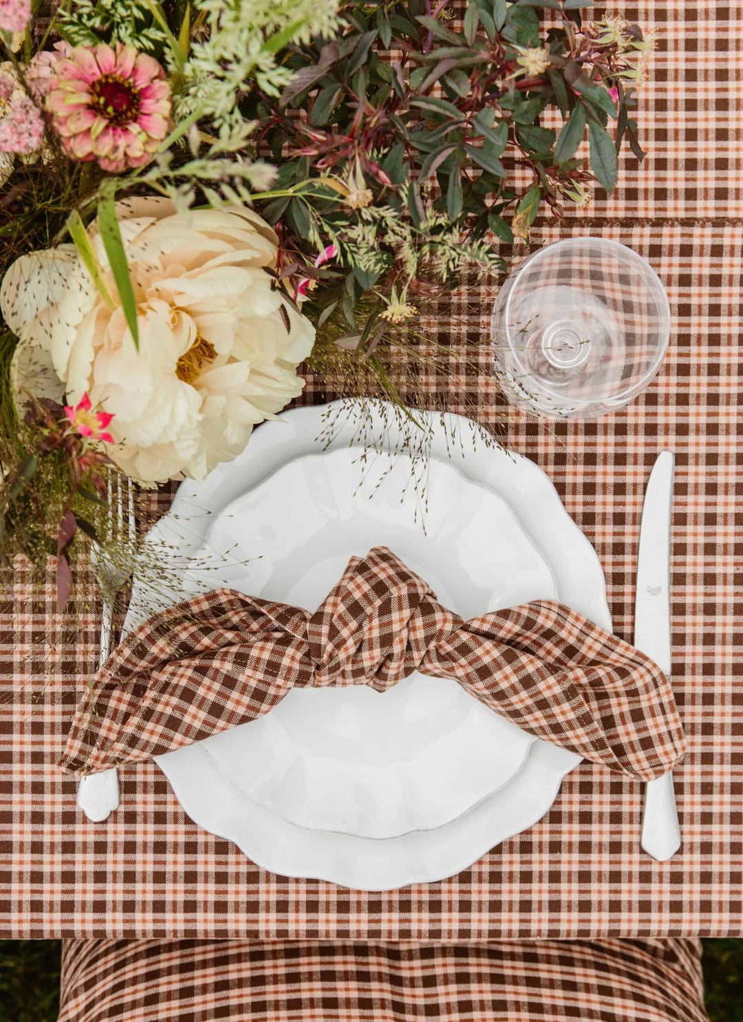 HUDSON PLAID - Sienna Napkins Heather Taylor Home simple HUDSON PLAID - Sienna Napkins Bonjour Fete - Party Supplies