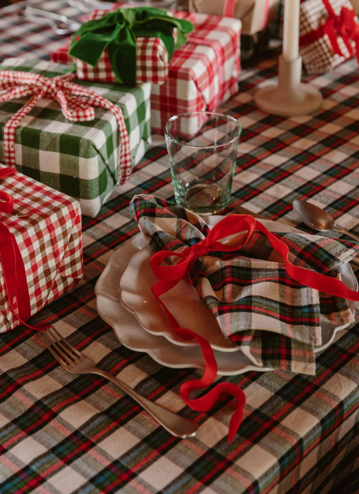 IDYLLWILD PLAID -  Multi Napkin Heather Taylor Home simple IDYLLWILD PLAID -  Multi Napkin Bonjour Fete - Party Supplies