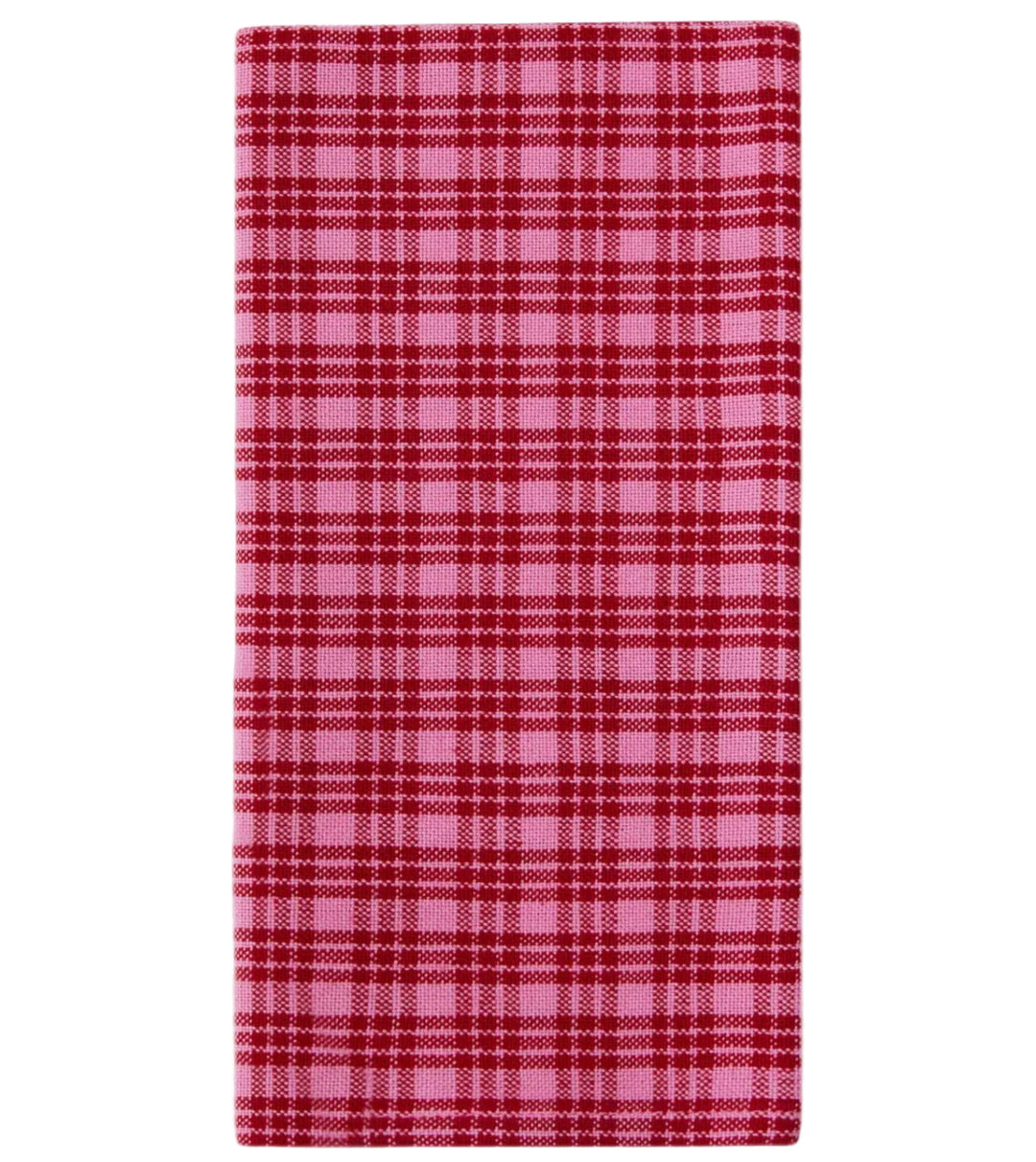 KATHERINE PLAID - Valentine Napkins Heather Taylor Home simple KATHERINE PLAID - Valentine Napkins Bonjour Fete - Party Supplies