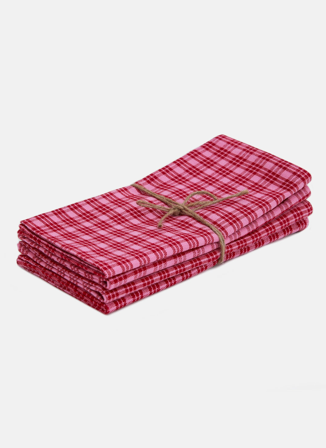 KATHERINE PLAID - Valentine Napkins Heather Taylor Home simple KATHERINE PLAID - Valentine Napkins Bonjour Fete - Party Supplies