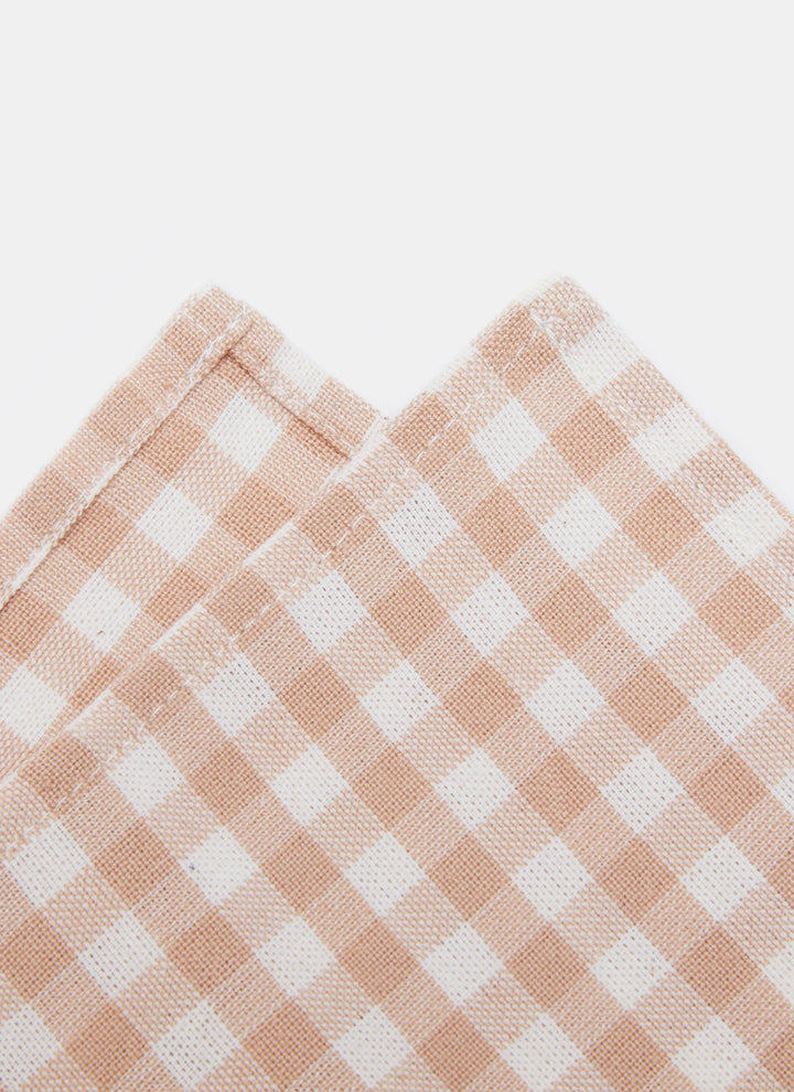 MINI GINGHAM - Blush Napkins Heather Taylor Home simple MINI GINGHAM - Blush Napkins Bonjour Fete - Party Supplies
