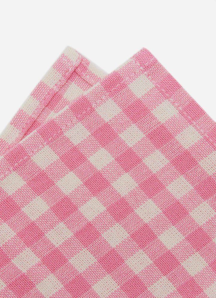 MINI GINGHAM - Peony Kid Napkins Heather Taylor Home simple MINI GINGHAM - Peony Kid Napkins Bonjour Fete - Party Supplies