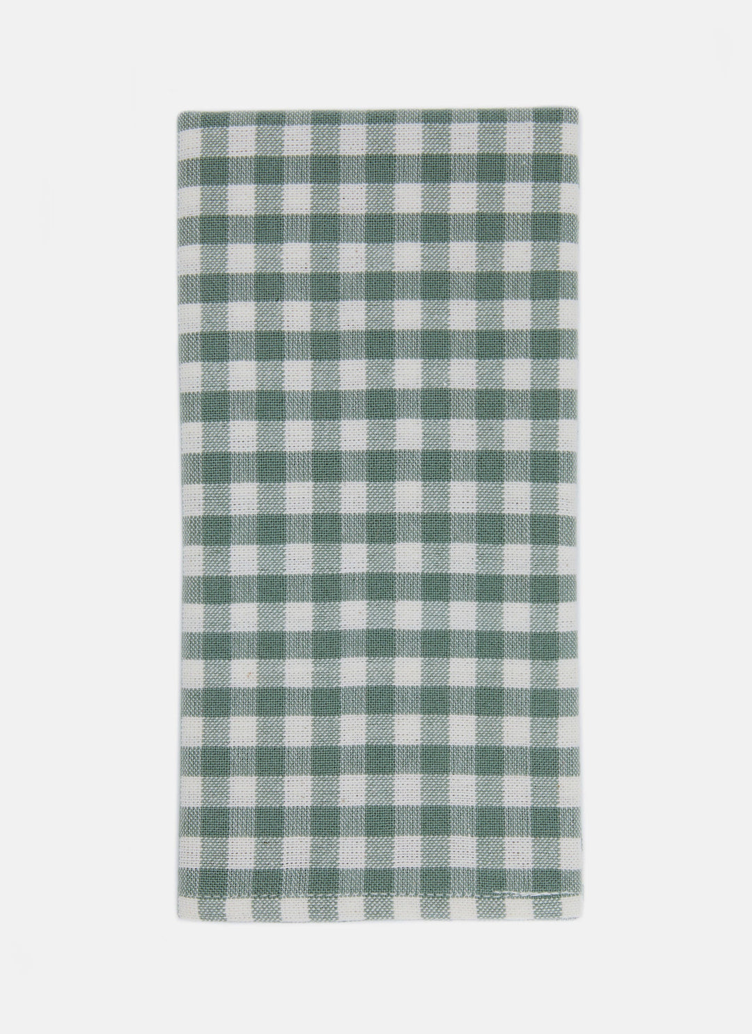 Mini Gingham Sage Napkins