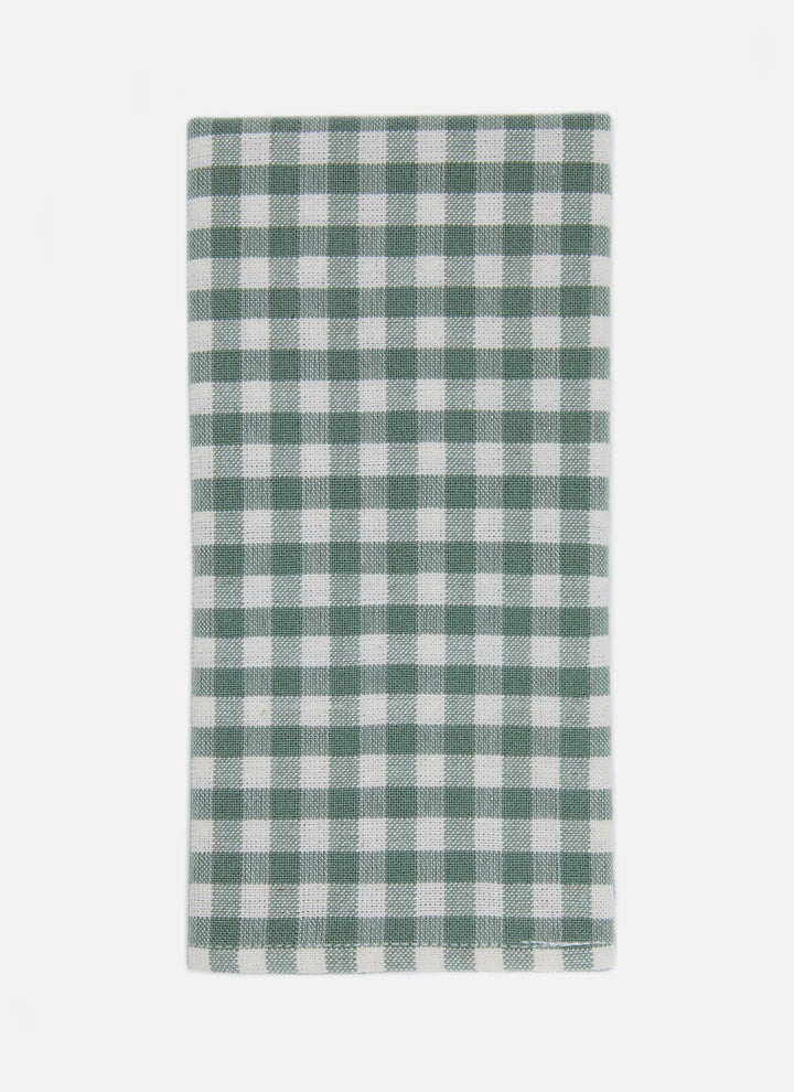 Mini Gingham Sage Napkins