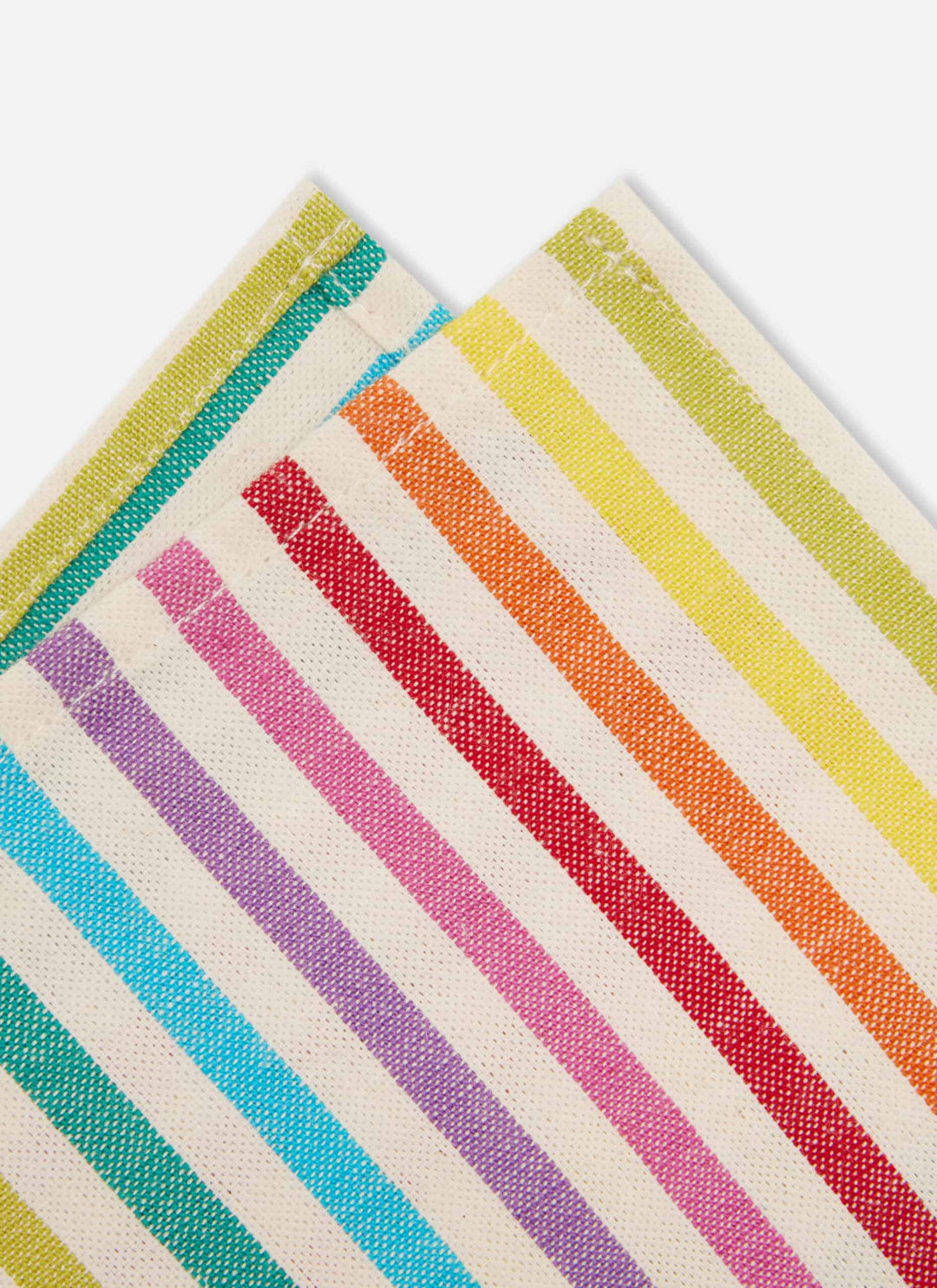 MULTI STRIPE - Rainbow Napkins Heather Taylor Home simple MULTI STRIPE - Rainbow Napkins Bonjour Fete - Party Supplies