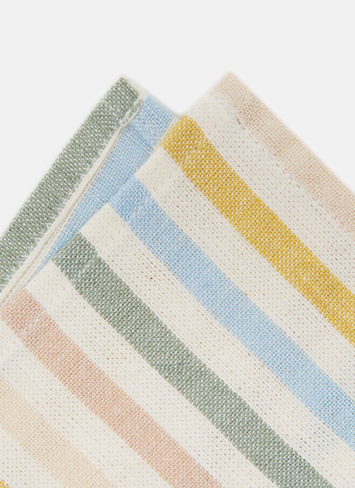 MULTI STRIPE - Spring Pastel Kid Napkins Heather Taylor Home simple MULTI STRIPE - Spring Pastel Kid Napkins Bonjour Fete - Party Supplies