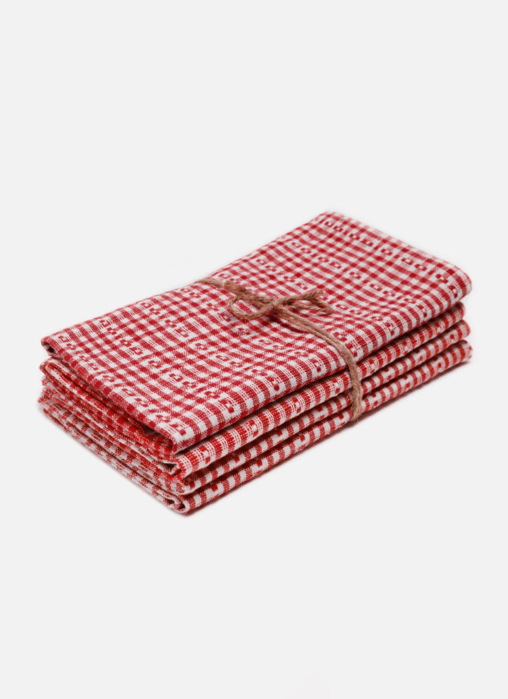 SOHO - Red Napkins Heather Taylor Home simple SOHO - Red Napkins Bonjour Fete - Party Supplies