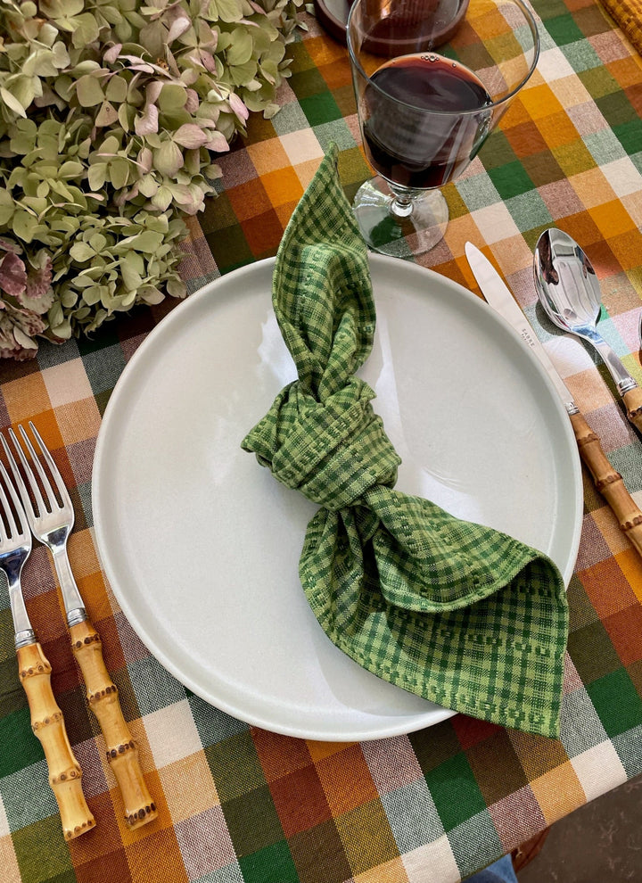 SOHO - Two Toned Evergreen Napkins Heather Taylor Home simple SOHO - Two Toned Evergreen Napkins Bonjour Fete - Party Supplies
