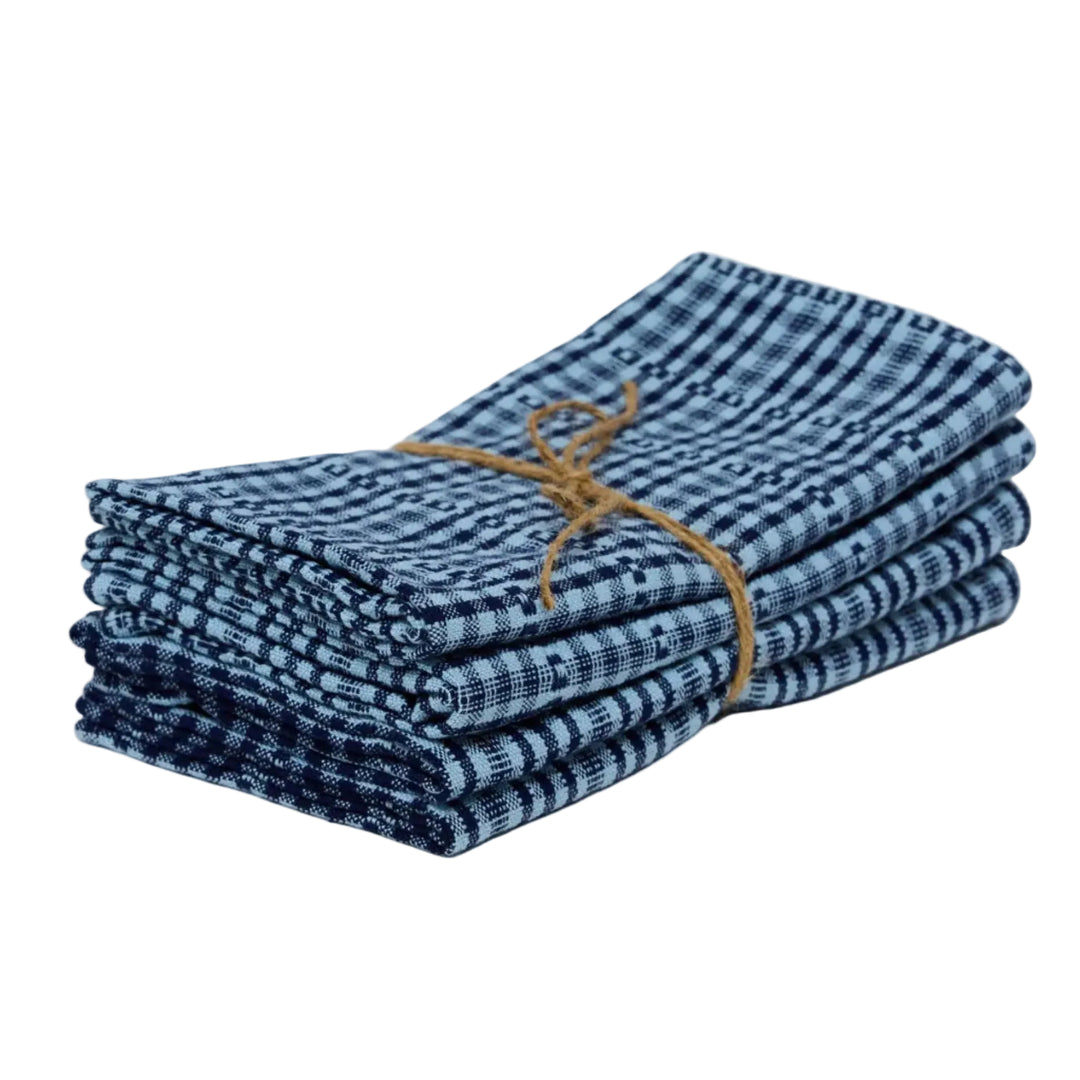 SOHO - Two Toned Indigo Napkins Heather Taylor Home simple SOHO - Two Toned Indigo Napkins Bonjour Fete - Party Supplies