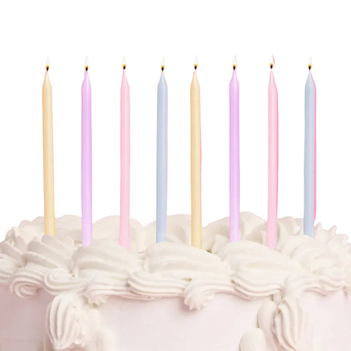 Pastel Skinny Birthday Candles