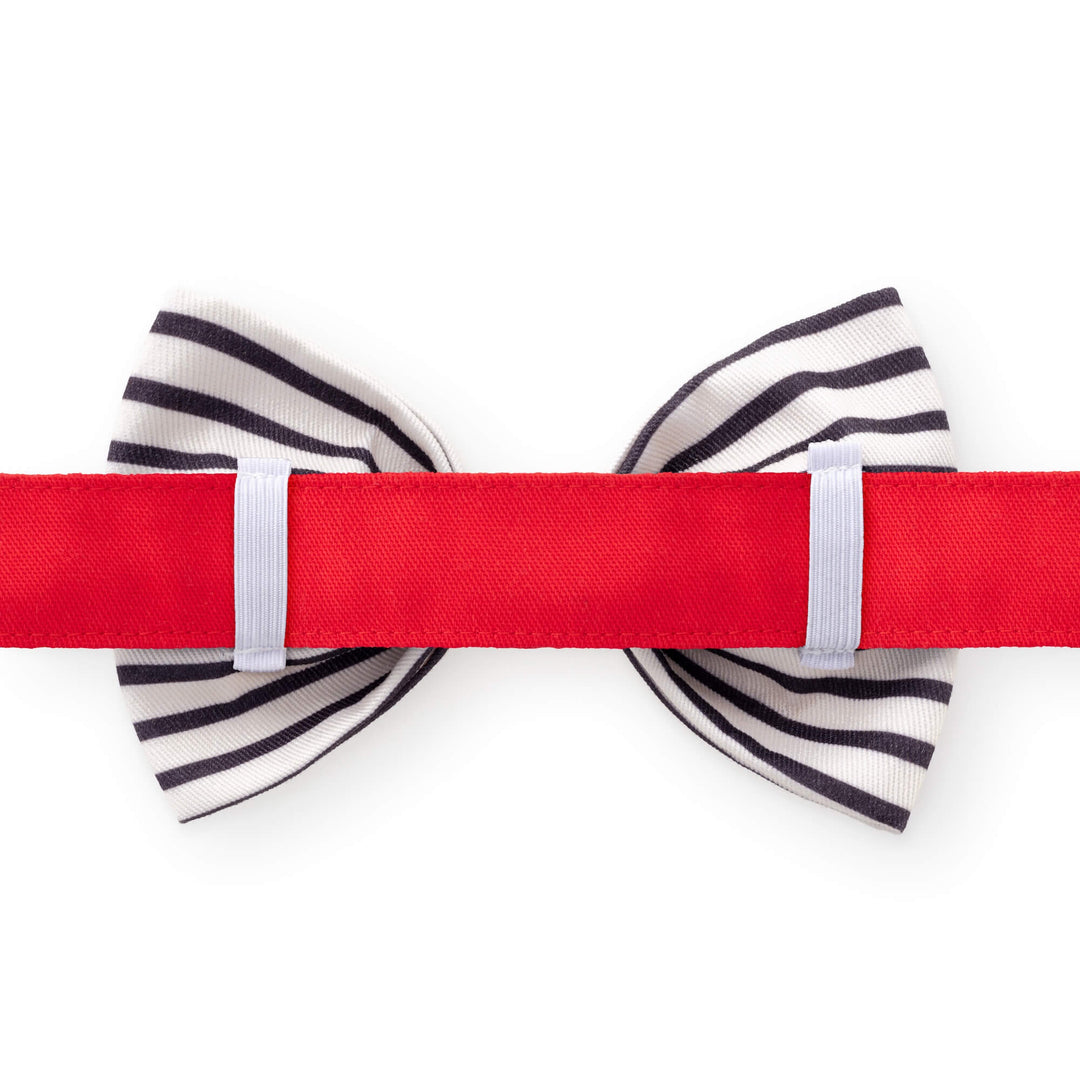 Anchor Embroidered Bow Tie Collar - Bonjour Fête 