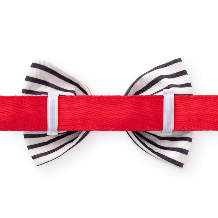 Anchor Embroidered Bow Tie Collar - Bonjour Fête 