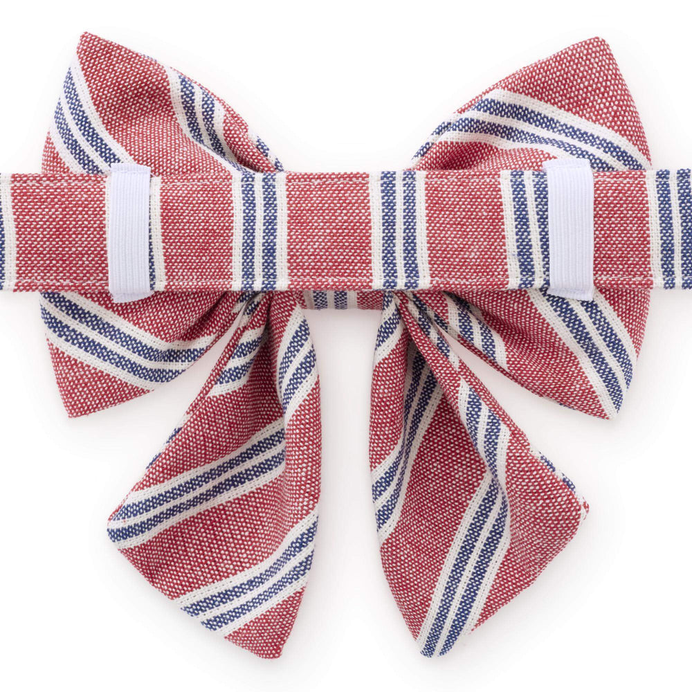 Nantucket Stripe Lady Dog Bow - Bonjour Fête 